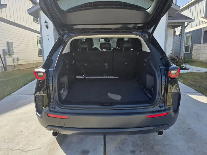 Spotless SUV cargo area after a full interior detail